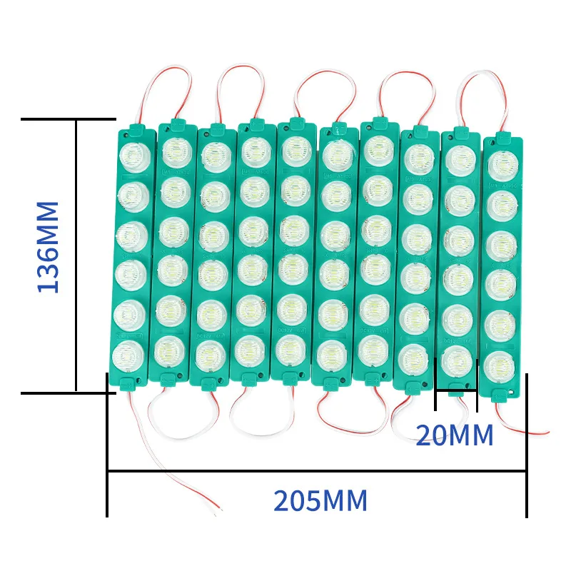 6 LED Module Lights 12V Outdoor Injection Waterproof for Advertisement Shop Signboard Letter Light-box Decor Wholesale