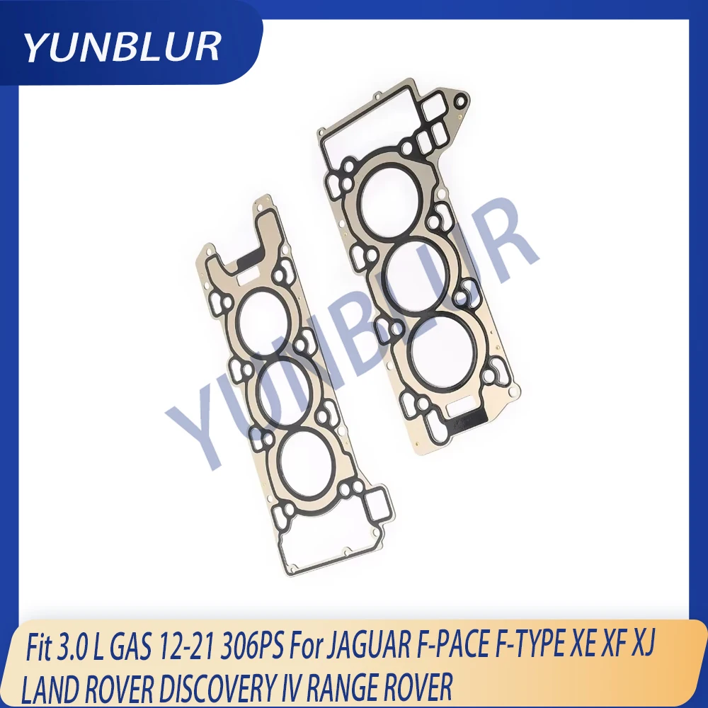 

3-layer Cylinder Head Gasket Set Fit 3.0 L V6 Gas 306PS AJ126 For 09-21 JAGUAR F-PACE XE XF XJ LAND ROVER DISCOVERY RANGE ROVER