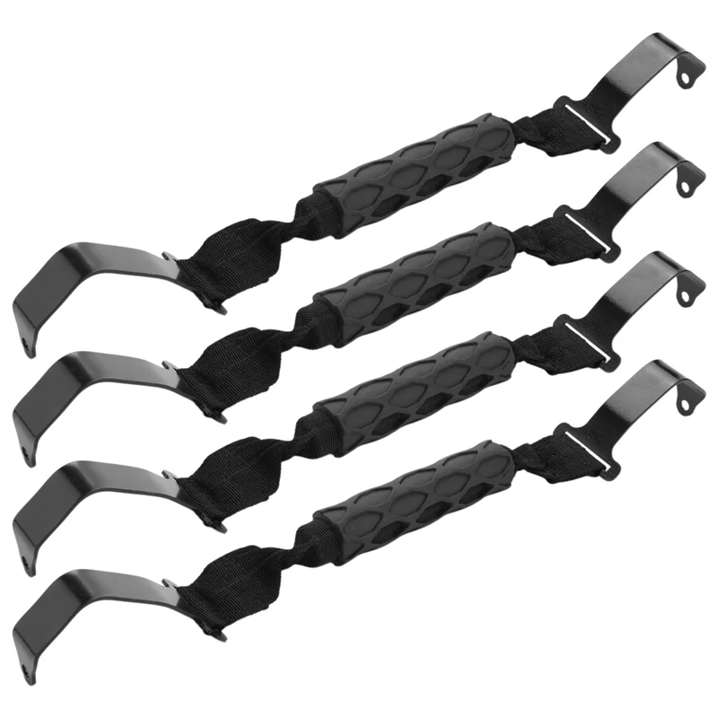 

Durable-4Pcs Front&Rear Top Roof Roll Bar Grab Handles Fit For Jeep Wrangler JL Gladiator JT 2018 2019 2020 82215523 82215524