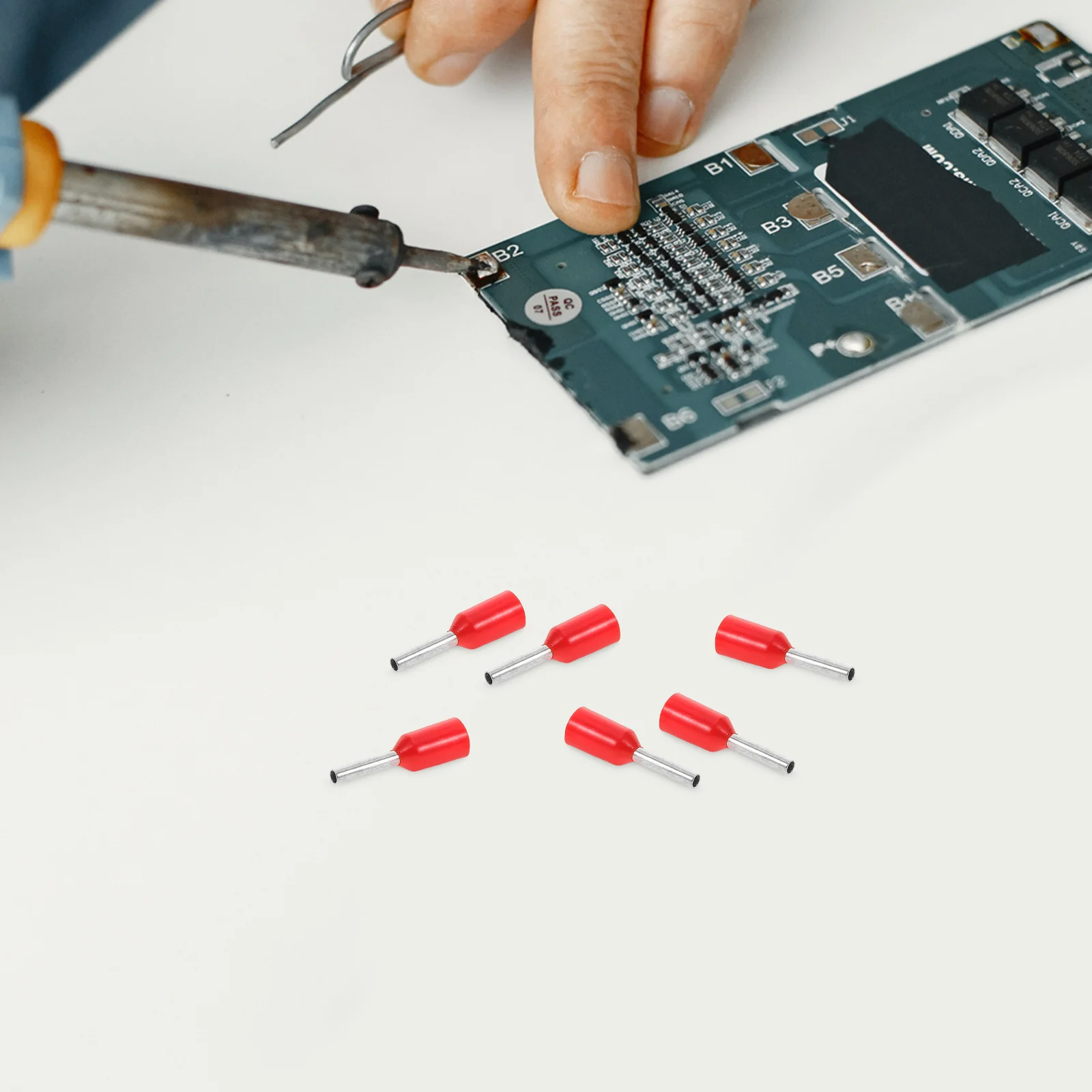 

1000Pcs Tin Plated Tubular Terminal Wire Ferrules Pre Insulated Electrical Connectors for Home Auto Industrial Wiring