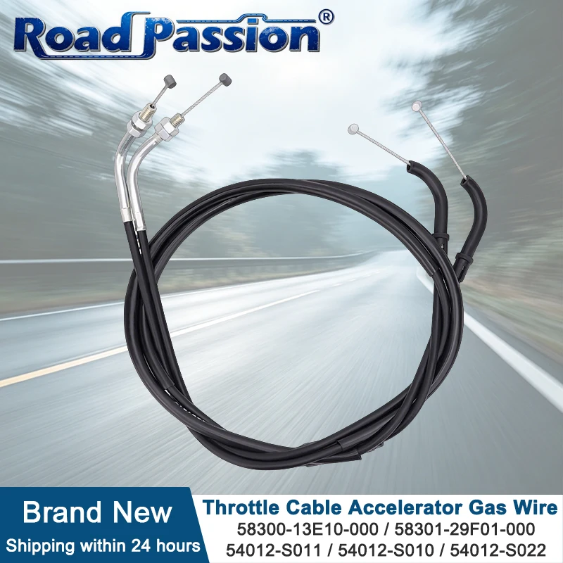 Motorcycle Push Pull Throttle Cable Accelerator Gas Wire For Kawasaki KLX400R KLX400SR For Suzuki Djebel 250  DR-Z250 DR-Z400