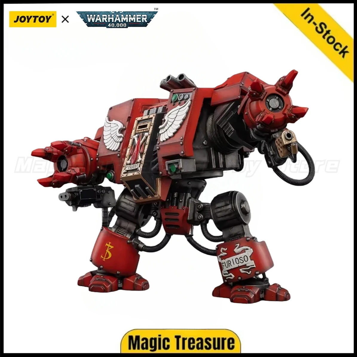 

【В наличии】 Фигурка JOYTOY 1/18 Warhammer 40K Blood Angels Furioso Dreadnought Brother Samel Аниме Фигурки Игрушки Модель