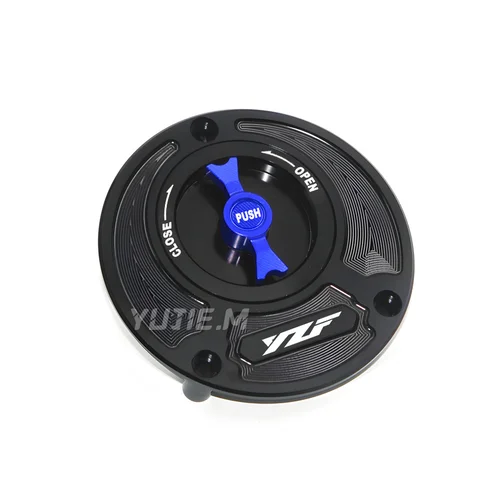 Крышка Топливного Бака Yamaha YZF R1 R3 R6 R7 R25 R125 2010-2025, Бесключевая, Алюминиевая