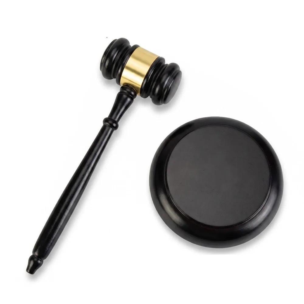 High Quality Wooden Judge Hammer with Sound Block Handcrafted Sound Hand Tools Multi-functional comfortable Grip