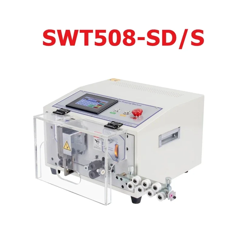 SWT508-SDS Automatic Wire Stripping Machine 300W AWG28 to AWG8 SWT508-E for Wire Peeling Cutting Cutter Touch Screen 220V 110V