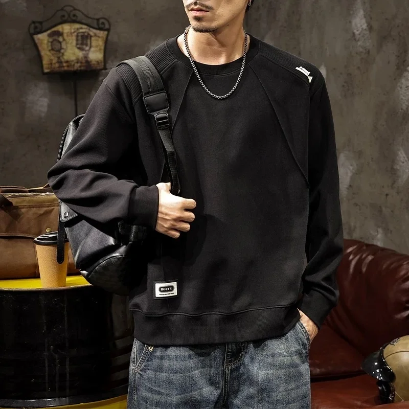 

Мужские толстовки и свитшоты без капюшона с круглым вырезом, облегающие, для танцевальных выступлений, креативные, эластичные, гибкие, комфортные.