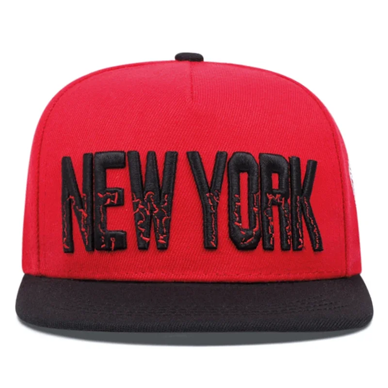 2026 New Flat Edge Hat NEW YORK Embroidered HipHop Skateboarding Hat Daily Commuting Decoration Sunshade Hat Unisex Baseball Hat