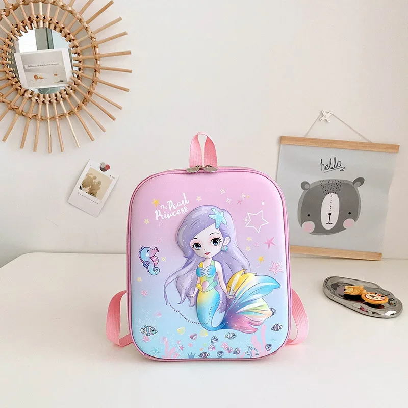 Cartoon Egg Shell Children's Backpack Boy Girl Unicorn Astronaut Kindergarten Daypack Schoolbag