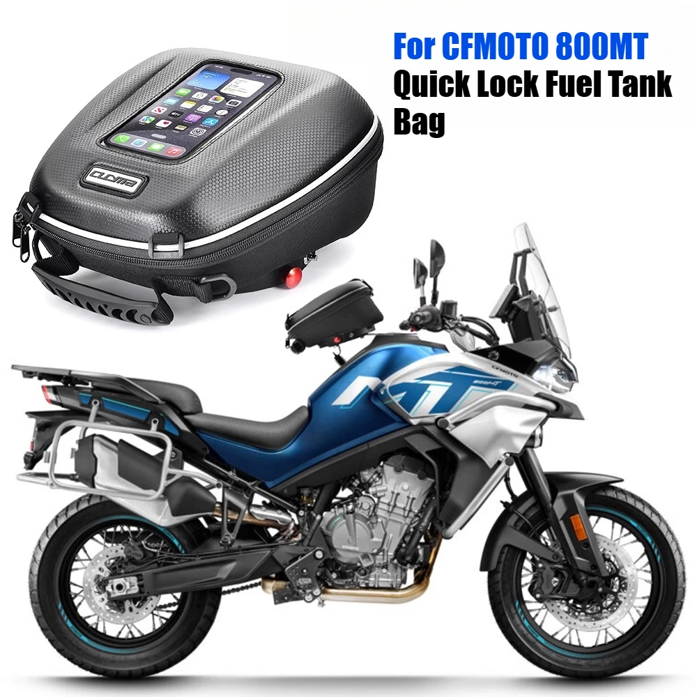 Detachable Quick Lock Flange Fuel Tank Bag Luggage for CFMOTO 800MT MT 800 Motorcycle Waterproof Luggage Bag Navigation Backpack
