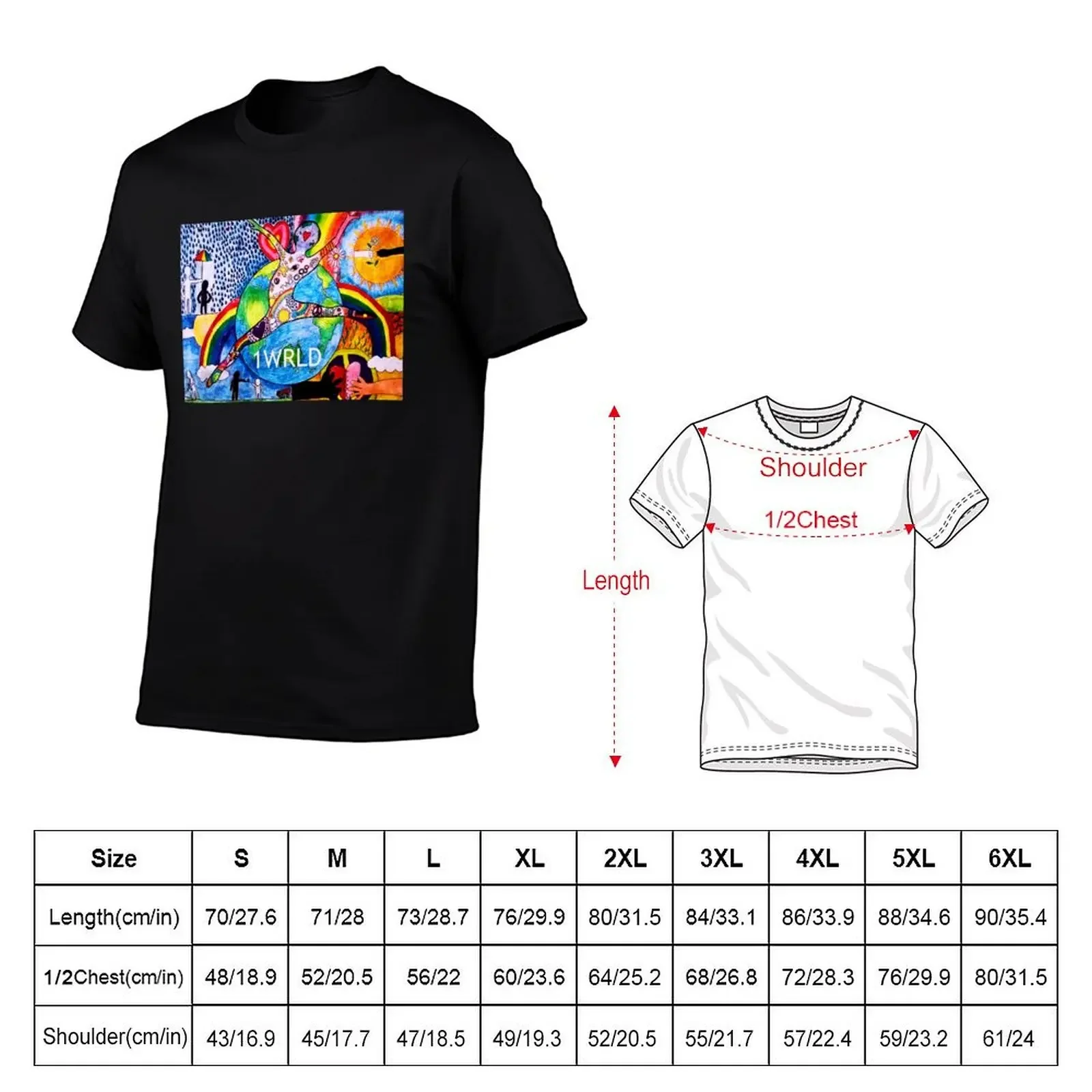 Peace and Equality by 1wrld T-Shirt summer top cheap stuff hippie clothes graphic tee shirt fruit of the loom mens t shirts