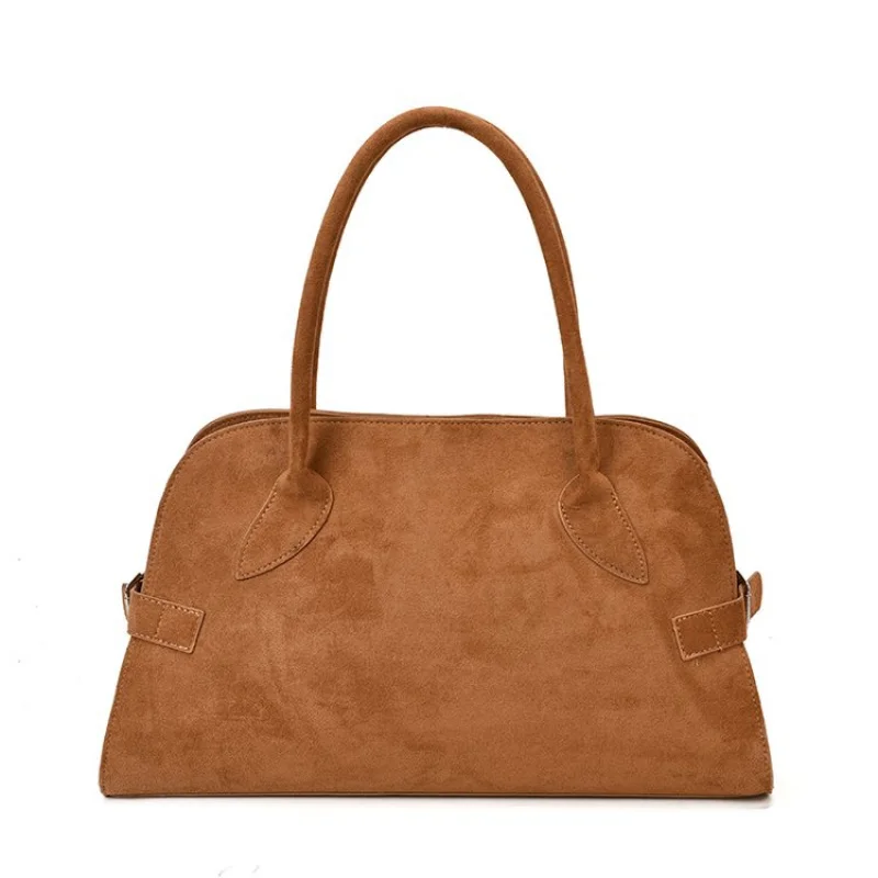 حقيبة كروس جلدية عصرية للنساء فاخرة كلاسيكية أنيقة للسيدات كاجوال بسيطة عتيقة حقيبة كتف عصرية #6