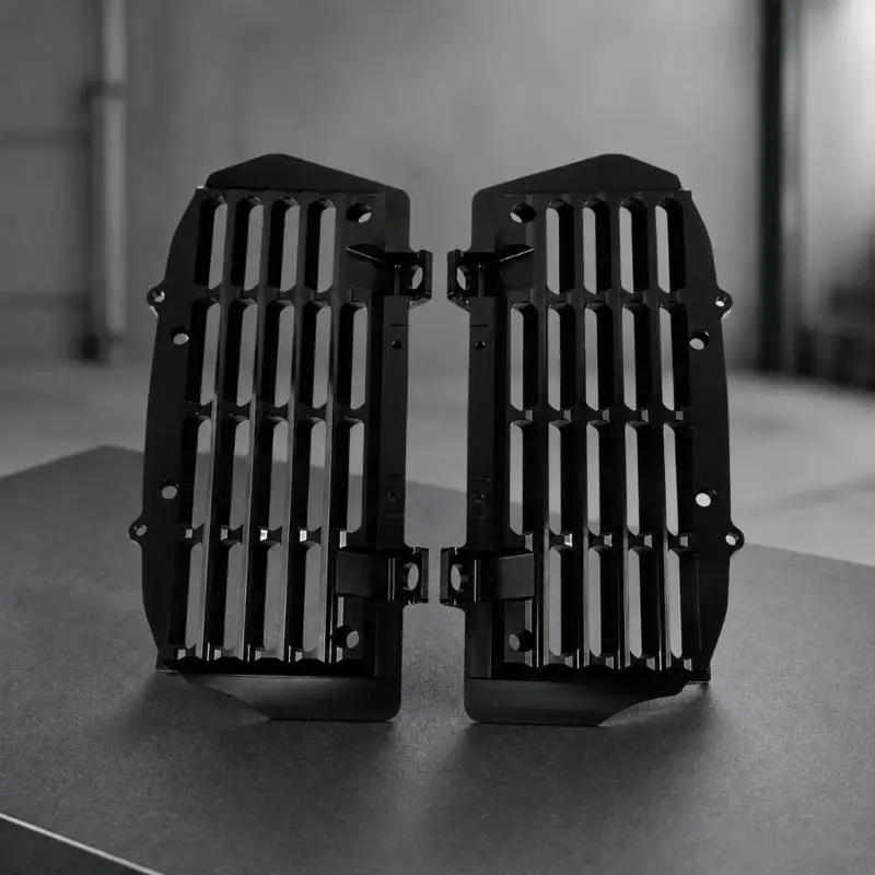 M76E Motorrad-Kühlerschutz-Set mit passenden linken und rechten Seitenteilen – Detail 5