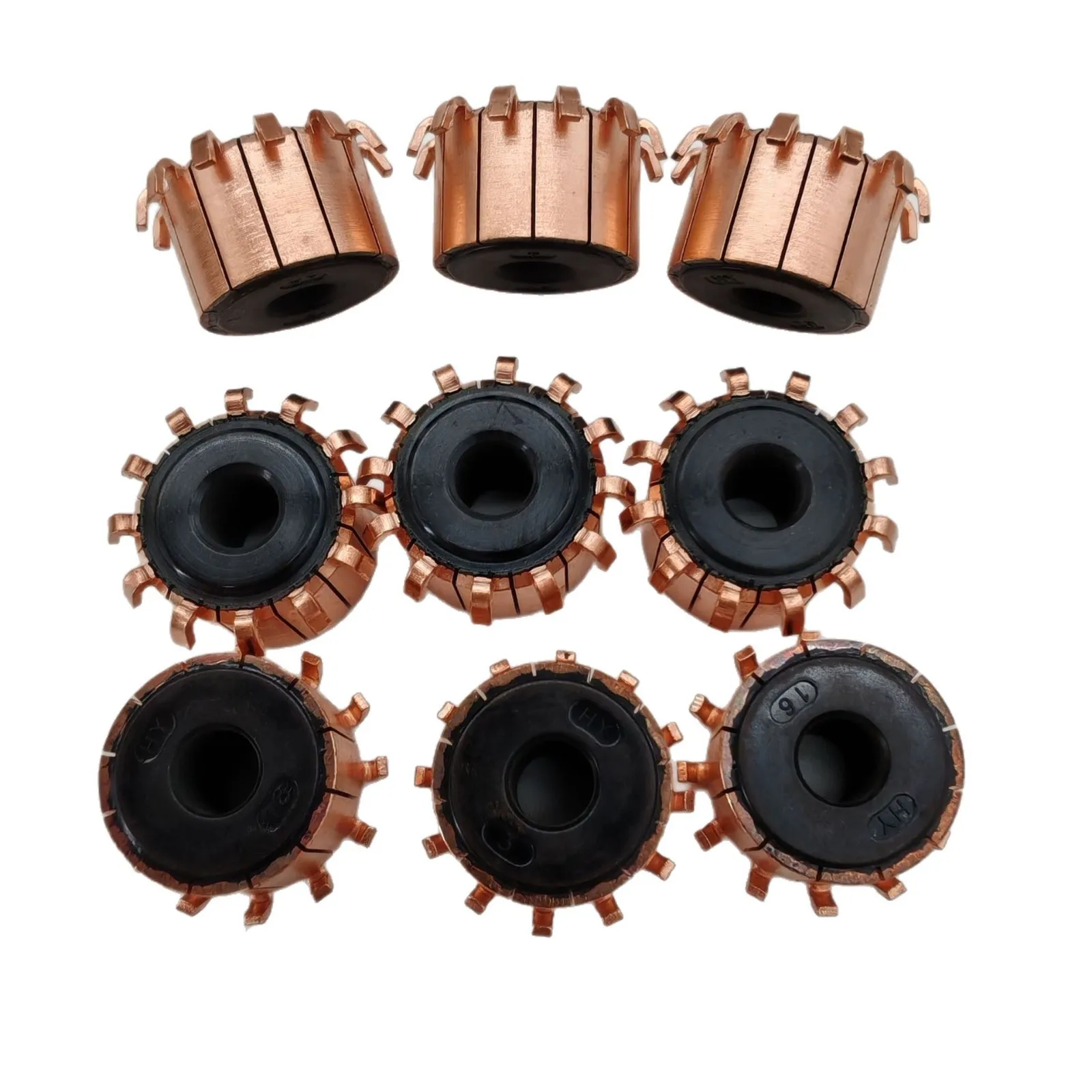 30 Pieces 23*8*15.5*12P Chy-2406-12 Suitable for Yutong Car Heater Motor, Air Conditioning Motor Commutator, Same Size, All Are Universal