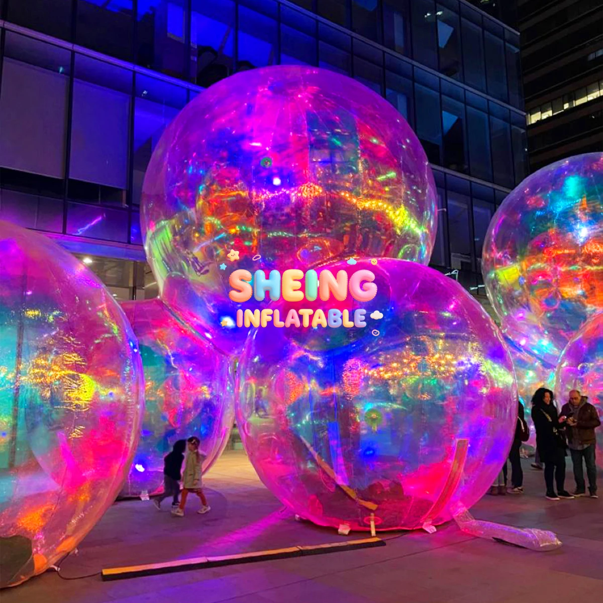 

Big Shiny Ball Inflatable Mirror Ball Silver Hanging inflatable Reflective Mirror Balloon For Wedding Event Decor