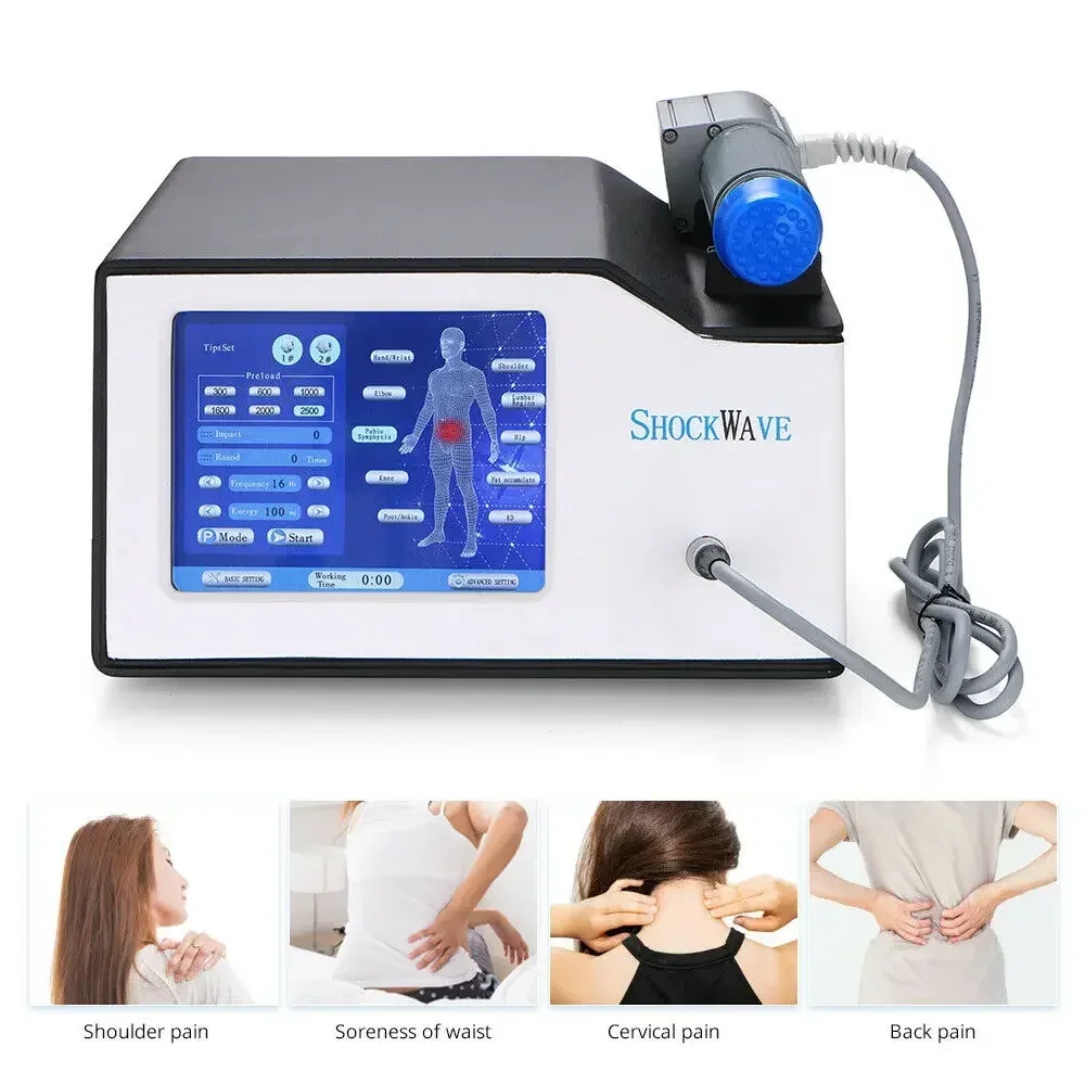 2026 Electromagnetic Shock Wave Machine Rehabilitation Equipment Physical Therapy Equipment with 8 inch touch screen