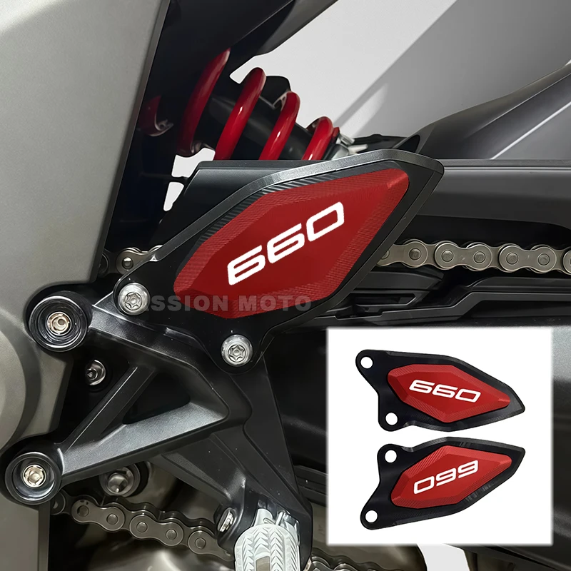 

Для мотоцикла Daytona 660 DAYTONA660 2024 2025: Алюминиевые подножки, защита пяток, накладки на задние подножки, протекторы для ног