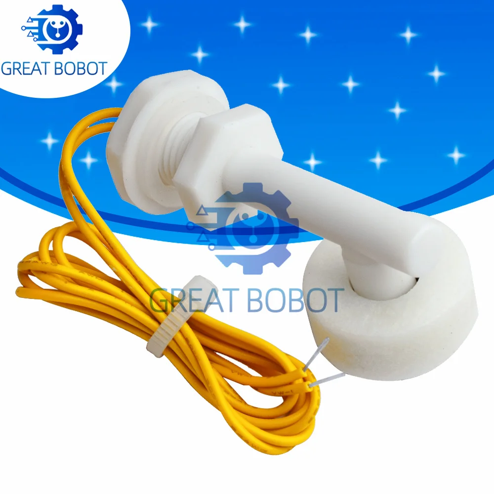 BS Mini przełącznik pływakowy zawiera czujnik poziomu wody w płynie DC 220 V kątowy przełącznik pływakowy do czujników przełączników w akwarium