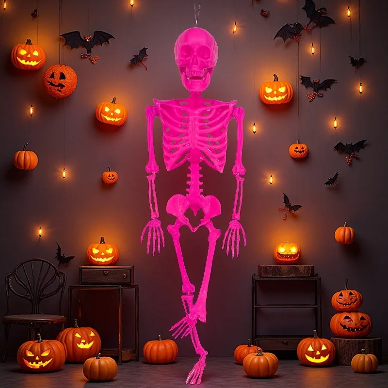 Halloween 90cm  Skull Skeleton Horror Props Haunted House Party Decoration