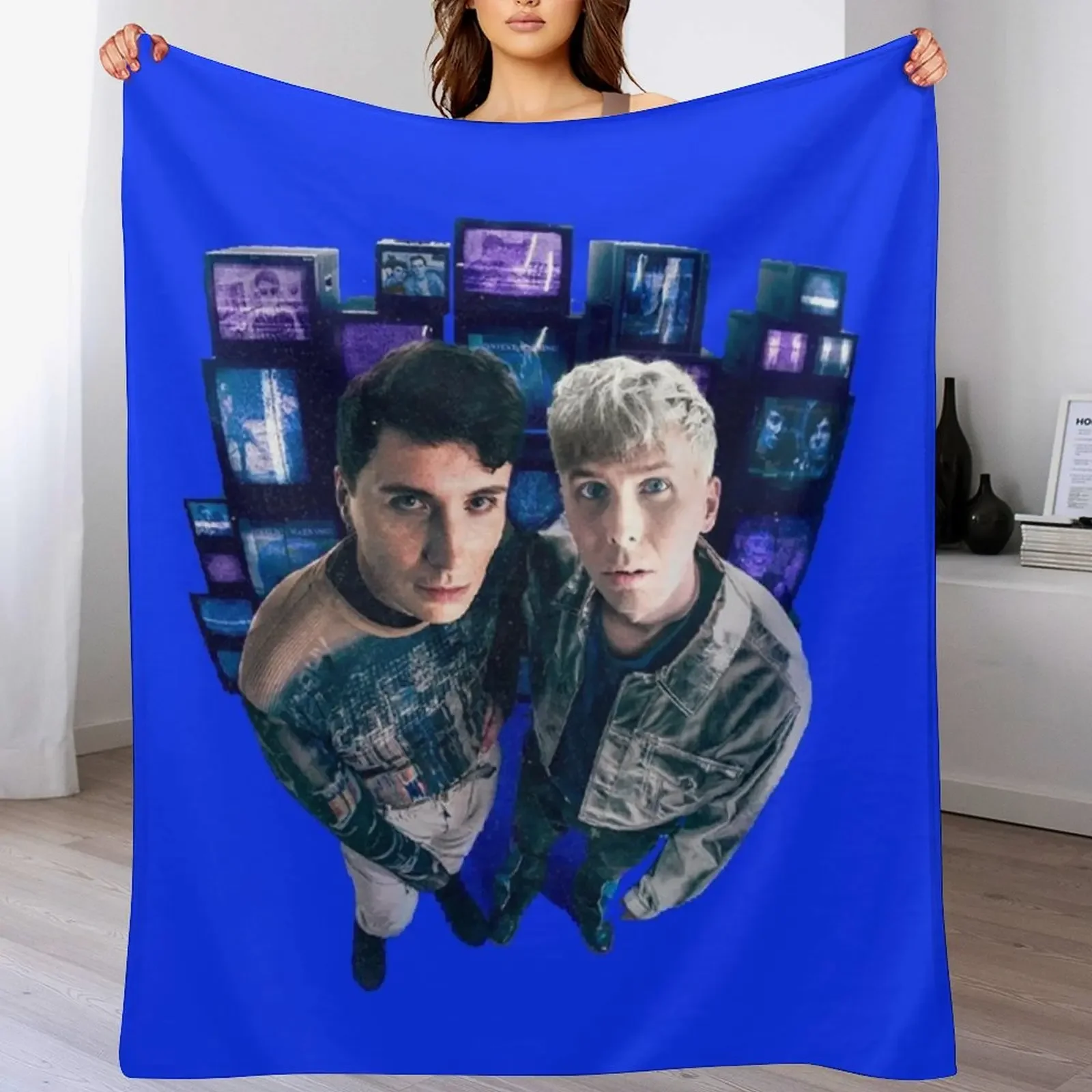 Dan and Phil Terrible Influence Tour Throw Blanket Compact Warm Blanket for Car Road Trip