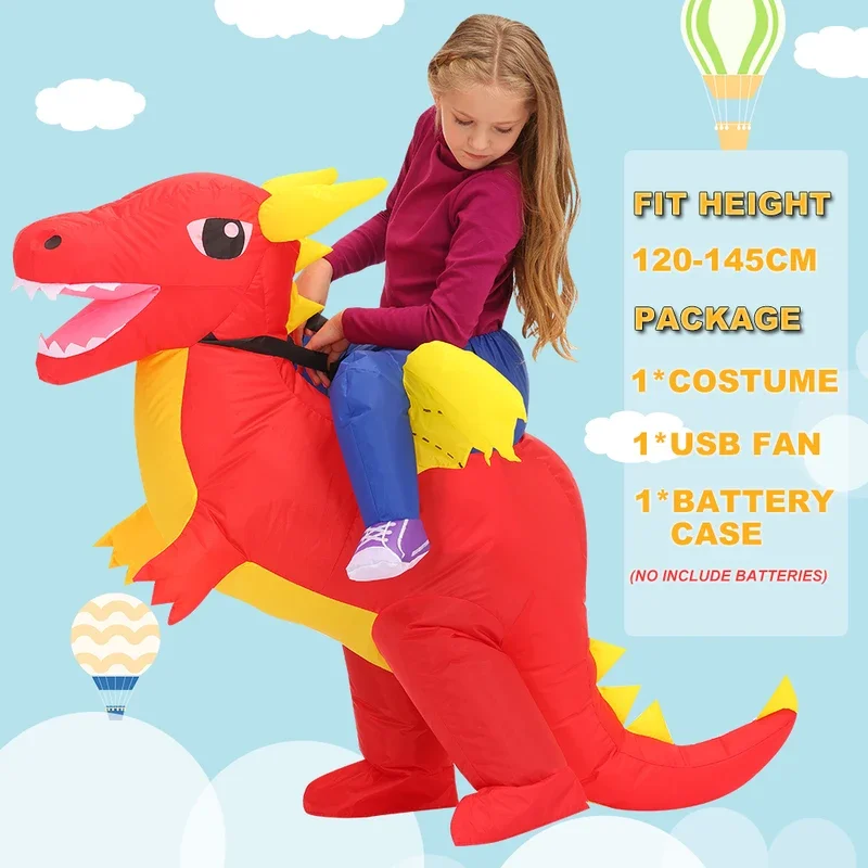 Dinosaure Gonflable 303 pour Enfant, Cosplay d'Halloween, Gelptérodactyle, 83.ertops, Cadeaux d'Anniversaire