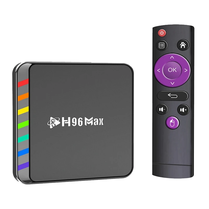 

H96max W2 Smart TV Box Android 11 S905W2 2GB 16GB WIFI6 4K AV1 H96max Set Top Box Media Player TV Box EU Plug