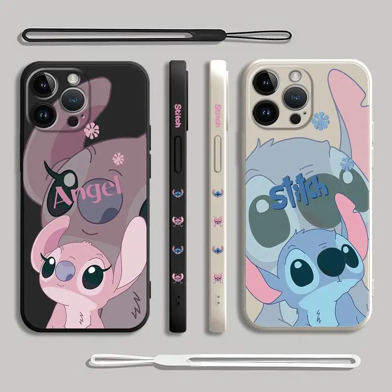 Disney Kawaii Lilo Stitch Case for Xiaomi Poco C40 X3 Pro M4 Pro F5 X3 NFC X4NFC X4Pro 5G Matte Silicone Cover