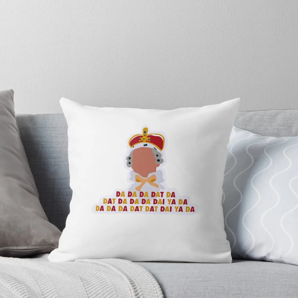 

Hamilton King George Throw Pillow ornamental pillows christmas supplies Marble Cushion Cover Ornamental Pillow pillow
