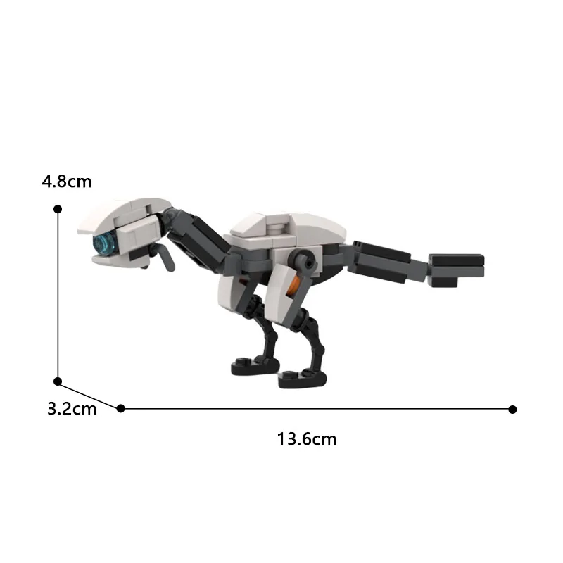 MOC-Kit de bloques de construcción Horizon para niños, juguete de construcción con ladrillos, modelo de dinosaurio, monstruo, bestia, máquina más