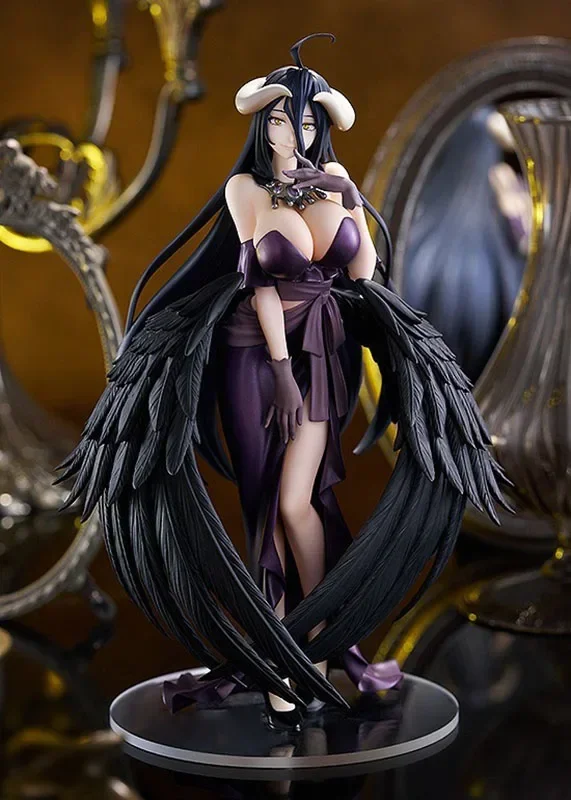 In Stock GSC POP UP PARADE OVERLORD Ⅳ Albedo Black Full Dress Shalltear Bloodfallen Anime Action Figures Model Collection Toy