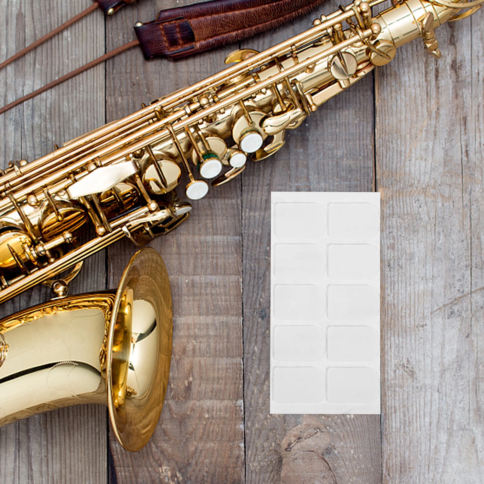 

Silicone Tooth Pads for Saxophone Mouthpieces Clarinet Black Food Grade Gel Cushions 10 per Sheet Protect Mouthpieces