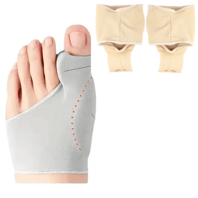 

1/2Pair Toe Separator Hallux Valgus Bunion Corrector Orthotics Feet Bone Thumb Adjuster Correction Pedicure Sock Straightener