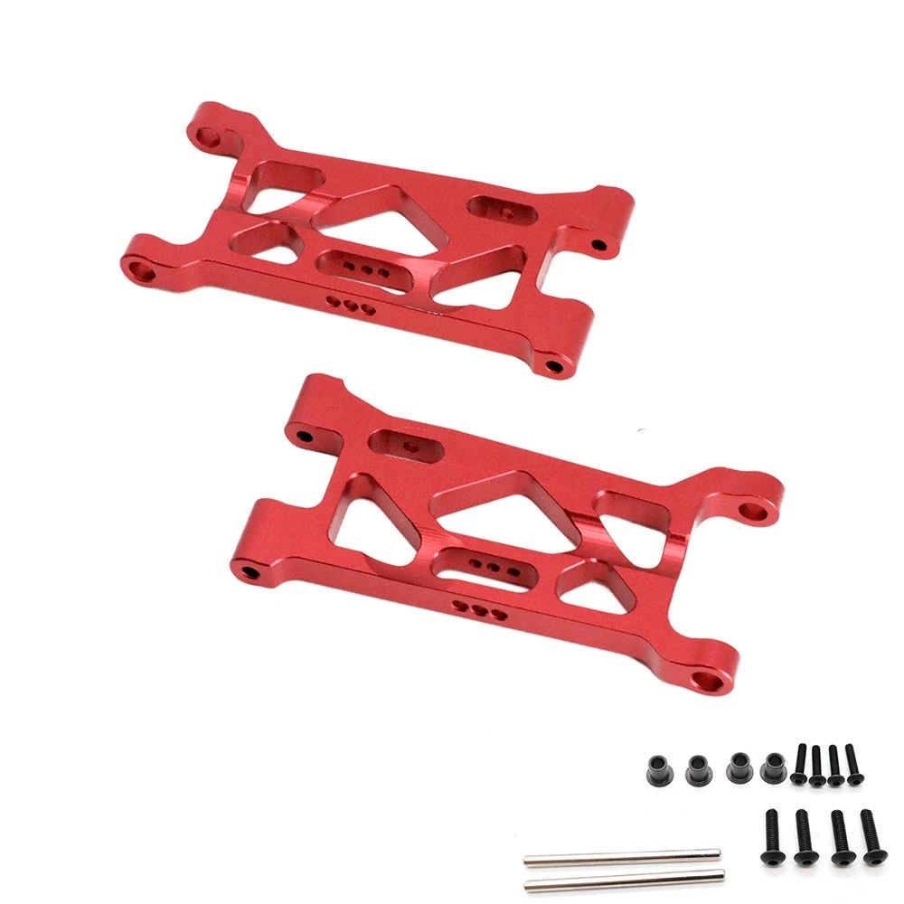 BCVB3-2Pcs Metal Front Suspension Arm Swing Arm for Losi Lasernut U4 ,Red