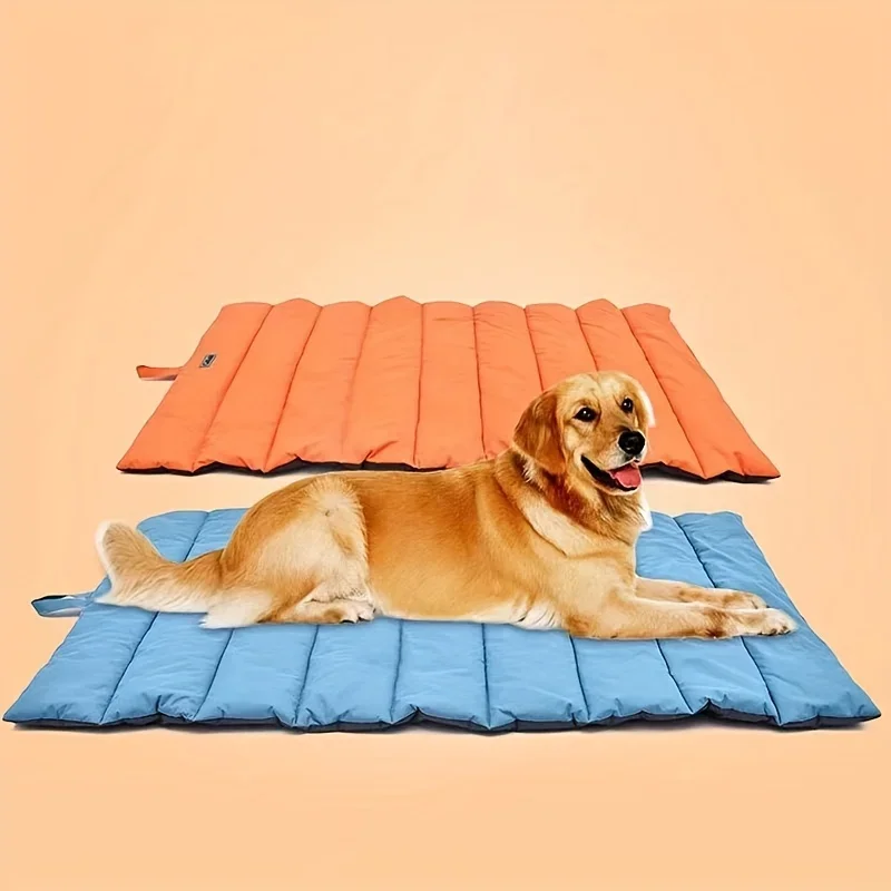 

Large Breed Dog Mat - Waterproof, Moisture-Proof, and Breathable Rectangle Bed with Advanced Fill for All Seasons and Outdoor U