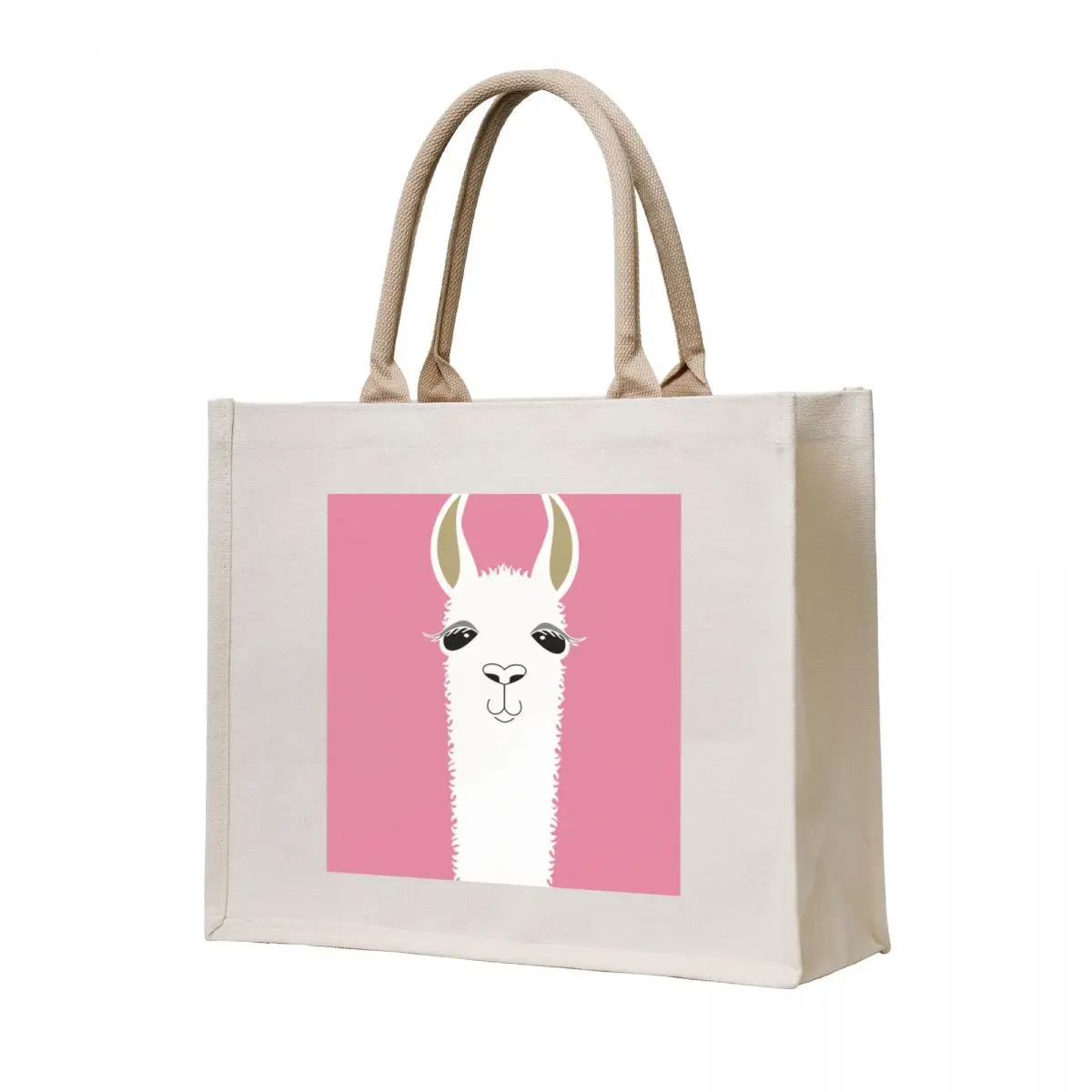 

LLAMA PORTRAIT #5 Tote Bag canvas bags sac pour femme foldable reusable bag
