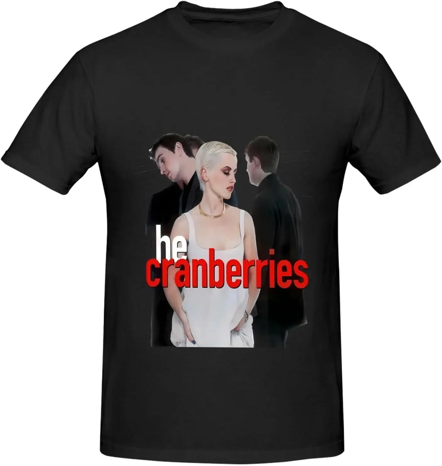 

The Music Cranberries Men's T-Shirt Short Sleeve Personalized Fashion Soft Breathable Tops Casual Tee Shirt