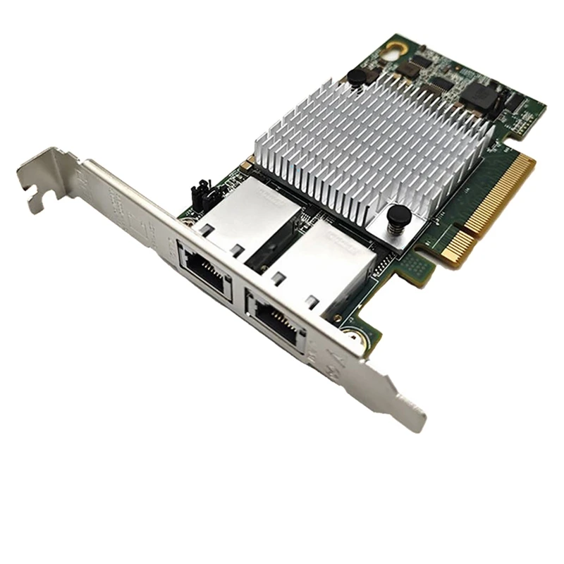 2025 New-10G Double Port Ethernet Network Card X540-T2 PCIE-X8 X16 Nework Extend Adapter Support For Synology NAS