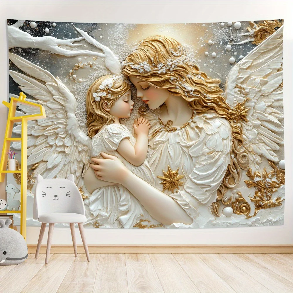 Tapestry Wall Decor Tapestry Clearance Beautiful angel and children's tapestry -home decoration,adding a touch of tranquility