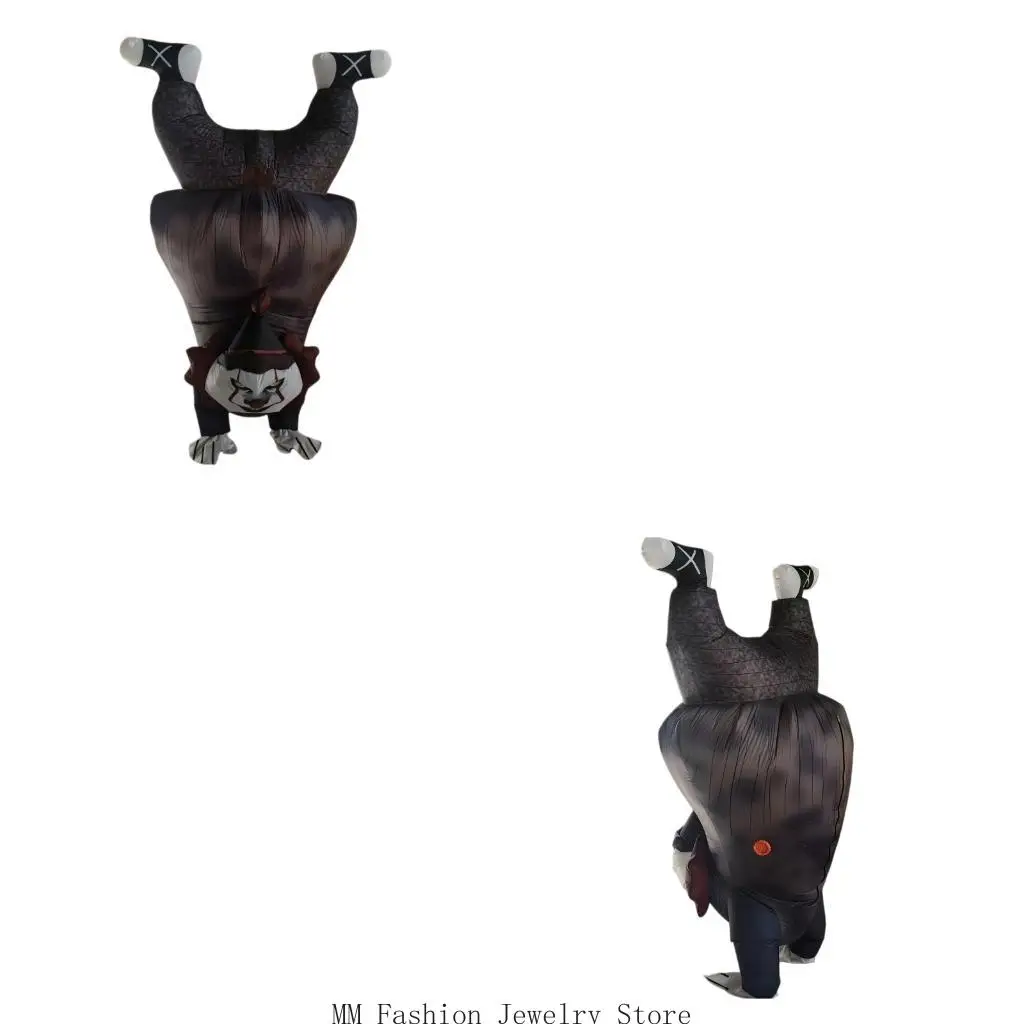 Full Body Inflatable Halloween Suit for Holiday Party Setup D0UB