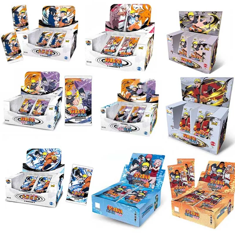 Caja de Sobres de Cartas Coleccionables de Naruto Shippuden de KAYOU con Cartas Raras SP SE, Perfecta para Niños y Coleccionistas, Juguete de Cartas de Anime, Regalo