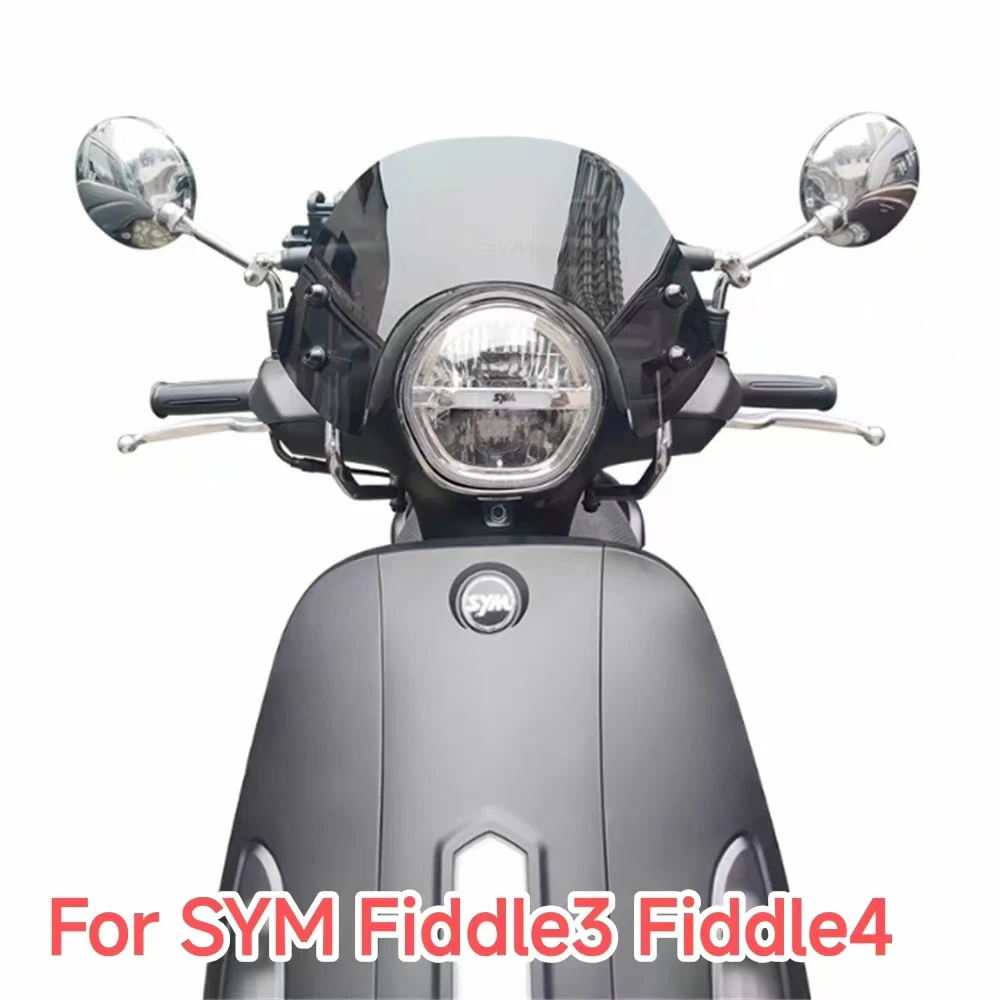 

For SYM-Fiddle4 Fiddle3 Modified Windshield Height Windshield Front Windshield Single glass without bracket
