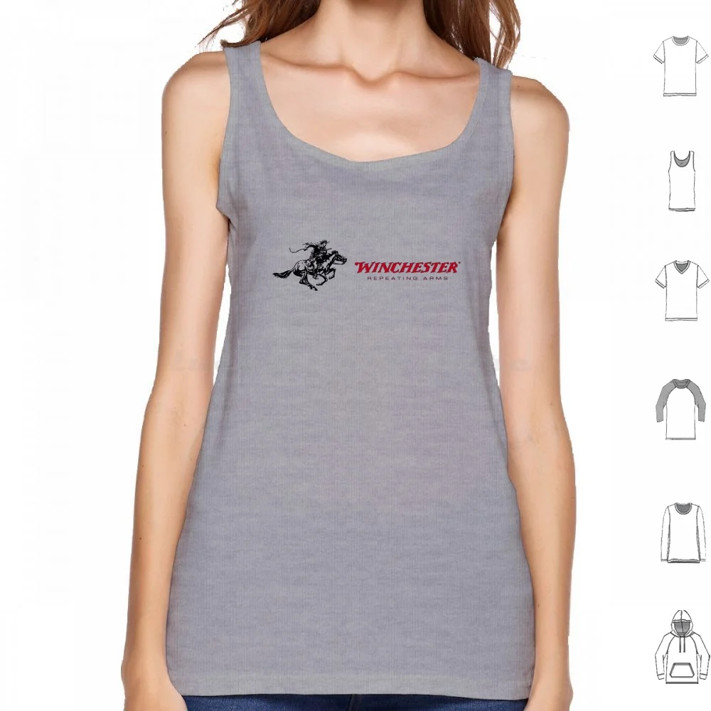 Logo Tank Tops Vest Sleeveless Winchester Savage Arms Benelli Ruger Gun Guns Pistol Firearms Police Riffle Logo Symbol Army