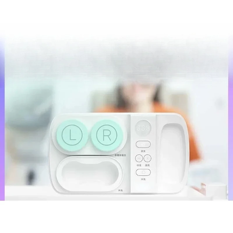 sclera cleaner automatic protein removal