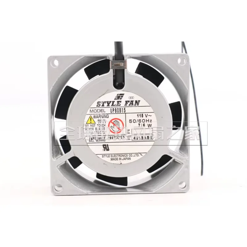 STYLE FAN UP80B15 AC115V 8W 80x80x25mm 2-Wire Server Square Fan