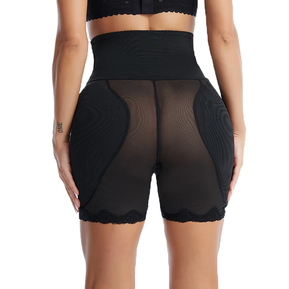 Fianchi imbottiti e pantaloni di testa a vita alta controllo della pancia cuscinetti per l'anca Shapewear per le donne Butt Pad intimo per glutei