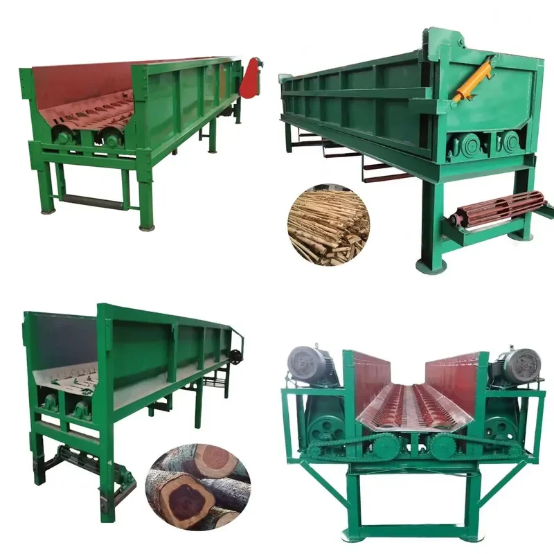 for Small Wood Veneer Peeling Machine Automatic Double Stick Log Debarker Efficient Wood Debarking Equipment