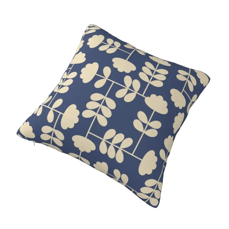 Custom Fashion Print Cut Stem Sky Orla Kiely Cushion Cover 45x45cm Soft Throw Pillow for Sofa Square Pillowcase