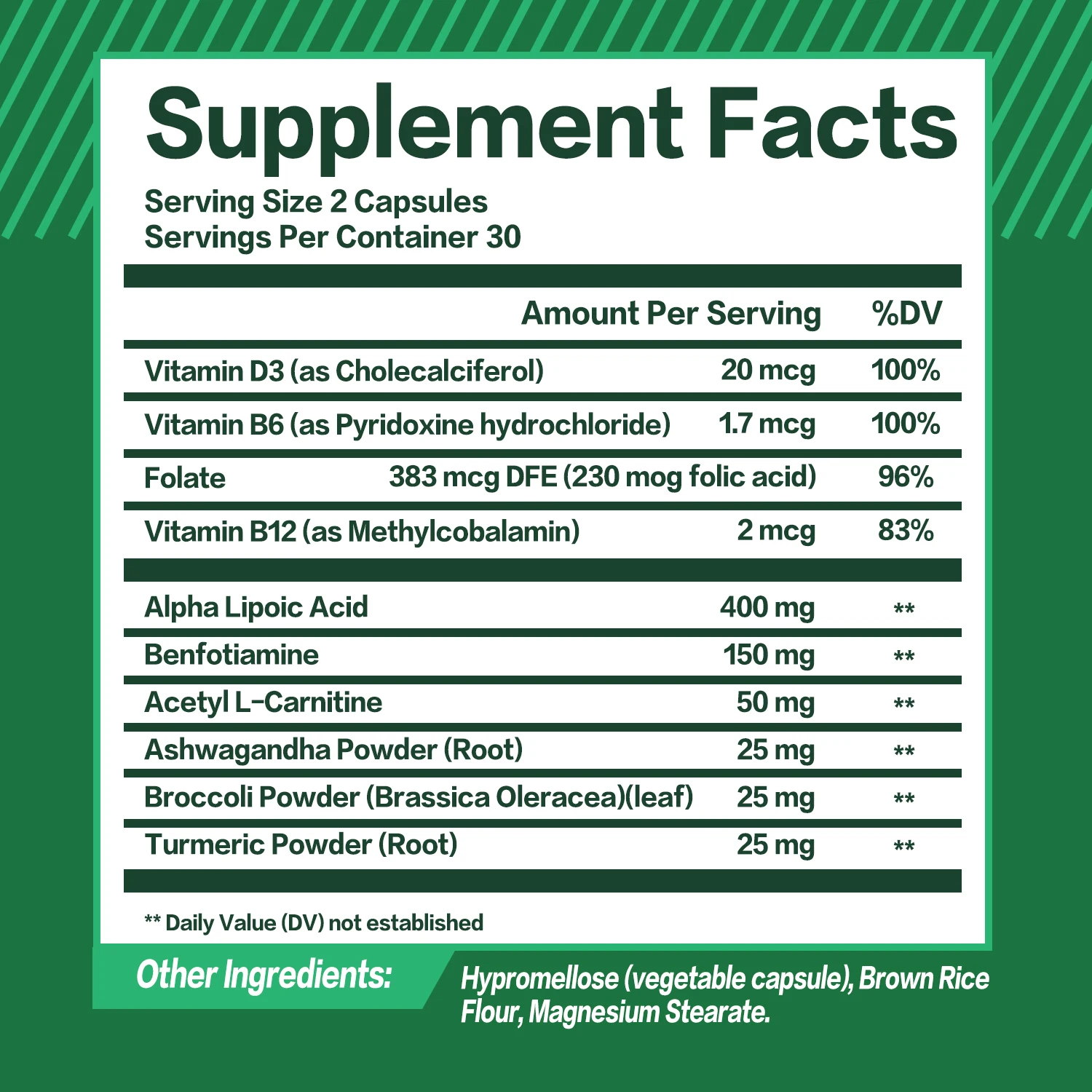 Nerve Support Supplements - Supports Healthy Nerve Function, Blood Flow, Circulation,Antioxidant,60 Capsules