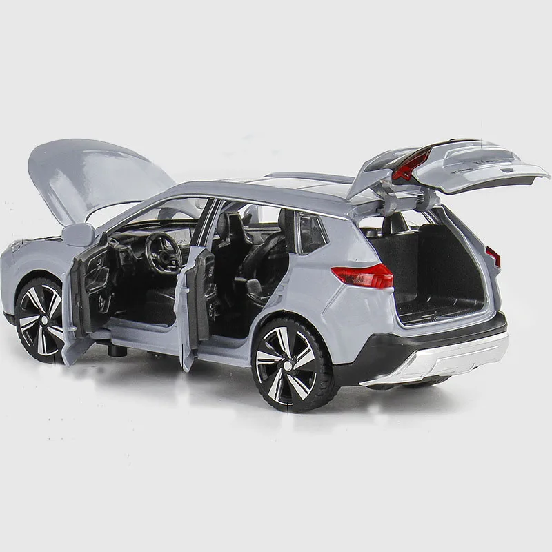 1:32 Alloy X-Trail SUV Diecasts & Toy Vehicles Car Model Sound Light Car For Kids Gifts