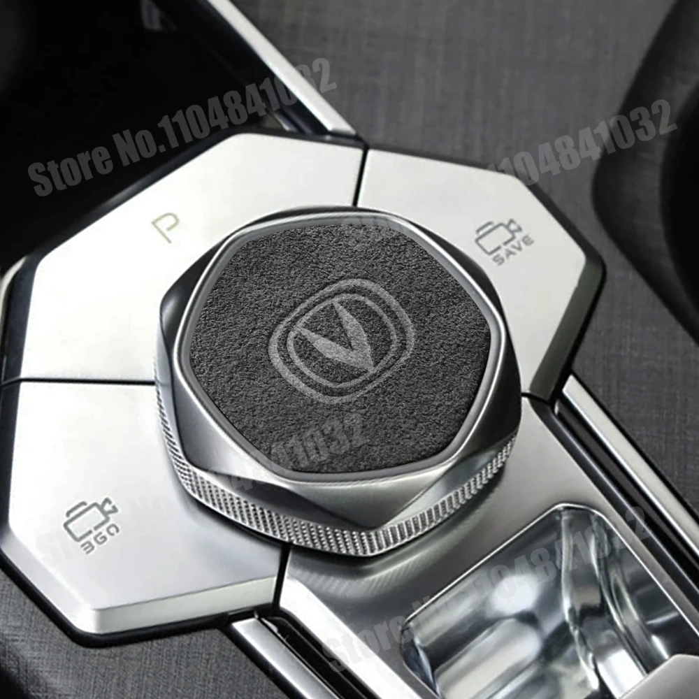 

Защитная наклейка для электронного ручного тормоза для CHANGAN UNIV UNI-V 2022 2023 2024 2025, замшевая крышка центральной ручки управления