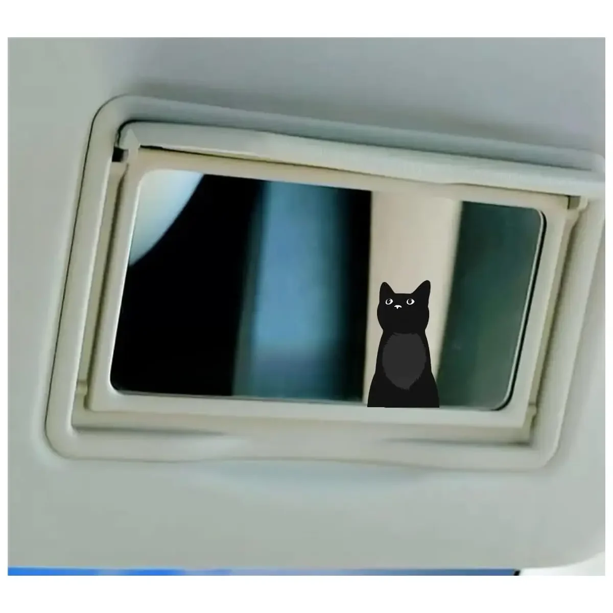 4 個/セット スイートブラックキャットシルエットステッカー - バックパック、自転車、デスクトップ、ラップトップ用のかわいい防水ビニールデカール